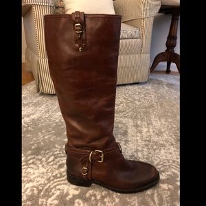 Vince Camuto Kabo riding boot in Rich Cocoa